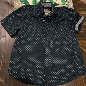 Boys star theme button up shirt